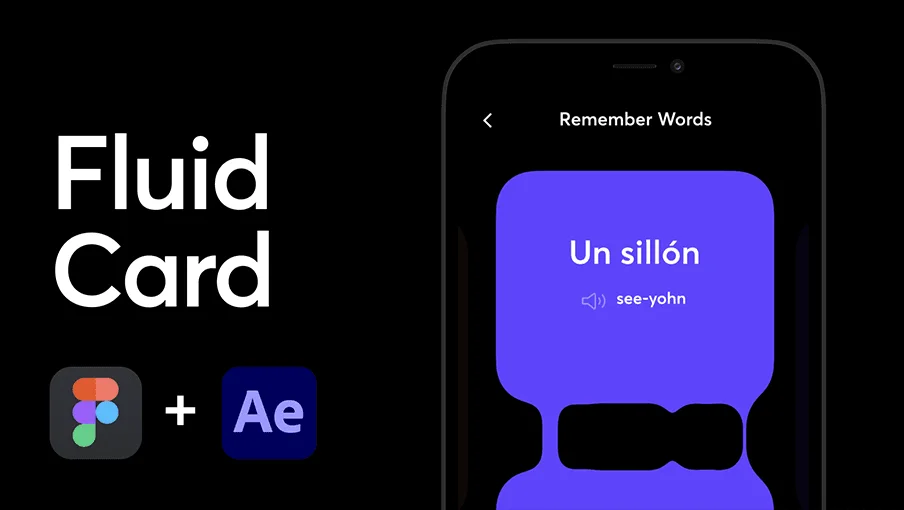 Fluid Card Animation in After Effects